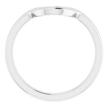 Charger l&#39;image dans la galerie, Sterling Silver Band for 15x11 mm Oval Ring
