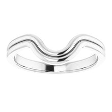 Load image into Gallery viewer, Sterling Silver Band for 14x10 mm Emerald Ring
