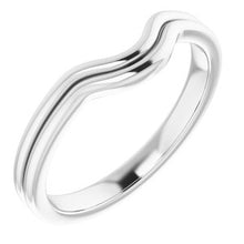 Load image into Gallery viewer, Sterling Silver Band for 11 mm Cushion Ring
