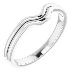 Sterling Silver Band for 7x5 mm Oval Ring