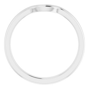 Sterling Silver Band for 5.5 mm Square Ring