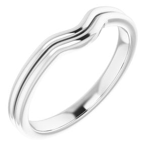 Sterling Silver Band for 5.5 mm Square Ring