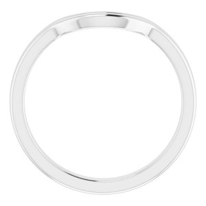Sterling Silver Band for 15 mm Round Ring