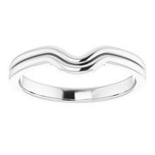 Load image into Gallery viewer, Sterling Silver Band for 7x5 mm Emerald Ring
