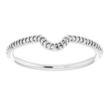 Charger l'image dans la galerie, Sterling Silver Band for 6 x 4 mm Oval
