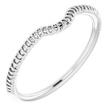Charger l'image dans la galerie, Sterling Silver Band for 5.8 mm Round
