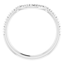 Charger l'image dans la galerie, Sterling Silver Band for 12 x 10 mm Oval
