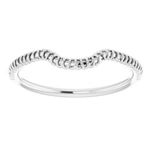Charger l'image dans la galerie, Sterling Silver Band for 8 x 8 mm Cushion
