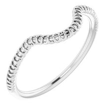 Charger l'image dans la galerie, Sterling Silver Band for 11 x 9 mm Oval
