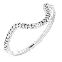 Charger l'image dans la galerie, Sterling Silver Band for 15 x 11 mm Oval
