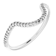 Charger l'image dans la galerie, Sterling Silver Band for 16 x 12 mm Oval
