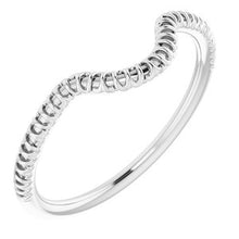 Charger l'image dans la galerie, Sterling Silver Band for 10 x 8 mm Oval
