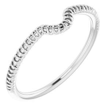 Charger l'image dans la galerie, Sterling Silver Band for 6 x 4 mm Oval

