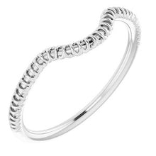 Charger l'image dans la galerie, Sterling Silver Band for 9 mm Round
