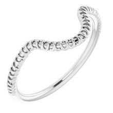 Charger l'image dans la galerie, Sterling Silver Band for 14 x 10 mm Oval
