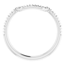 Charger l'image dans la galerie, Sterling Silver Band for 14 x 10 mm Emerald
