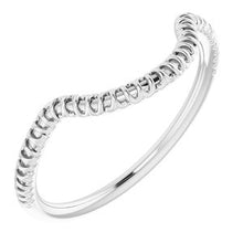 Charger l'image dans la galerie, Sterling Silver Band for 14 mm Round
