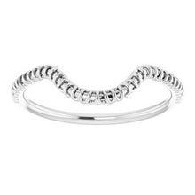 Charger l'image dans la galerie, Sterling Silver Band for 12 x 10 mm Oval
