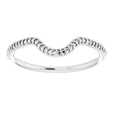 Charger l'image dans la galerie, Sterling Silver Band for 9 x 7 mm Oval
