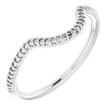 Charger l'image dans la galerie, Sterling Silver Band for 12 x 10 mm Oval
