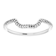 Charger l'image dans la galerie, Sterling Silver Band for 10 x 8 mm Emerald
