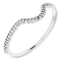Charger l'image dans la galerie, Sterling Silver Band for 9 x 7 mm Oval
