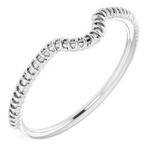 Charger l'image dans la galerie, Sterling Silver Band for 7 x 5 mm Oval
