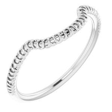 Charger l'image dans la galerie, Sterling Silver Band for 12 x 12 mm Cushion
