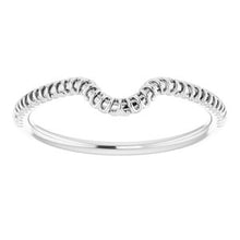Charger l'image dans la galerie, Sterling Silver Band for 7 x 5 mm Oval
