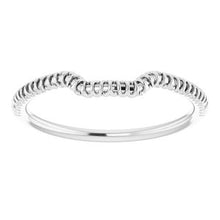 Charger l'image dans la galerie, Sterling Silver Band for 5.5 x 5.5 mm Square
