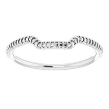 Charger l'image dans la galerie, Sterling Silver Band for 8 x 8 mm Square
