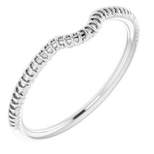 Charger l'image dans la galerie, Sterling Silver Band for 5.2 mm Round
