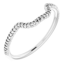 Charger l'image dans la galerie, Sterling Silver Band for 10 x 8 mm Emerald
