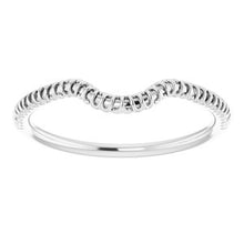 Charger l'image dans la galerie, Sterling Silver Band for 7.4 mm Round
