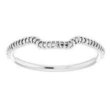 Charger l'image dans la galerie, Sterling Silver Band for 6.5 x 6.5 mm Square
