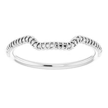 Charger l'image dans la galerie, Sterling Silver Band for 9 x 9 mm Square
