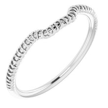 Charger l'image dans la galerie, Sterling Silver Band for 6 x 6 mm Square
