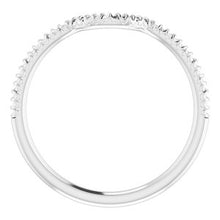 Charger l'image dans la galerie, Sterling Silver Band for 7.4 mm Round
