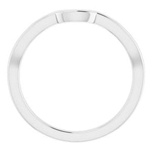 Charger l'image dans la galerie, Sterling Silver Band for 7.4 mm Round Ring
