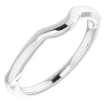 Charger l'image dans la galerie, Sterling Silver Band for 8 mm Cushion Ring
