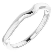Charger l'image dans la galerie, Sterling Silver Band for 6 mm Cushion Ring

