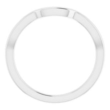 Load image into Gallery viewer, Sterling Silver Band for 9x7 mm Emerald Ring

