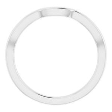 Load image into Gallery viewer, Sterling Silver Band for 6.5 mm Square Ring
