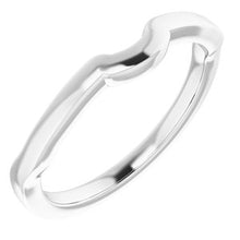 Charger l'image dans la galerie, Sterling Silver Band for 7.4 mm Round Ring
