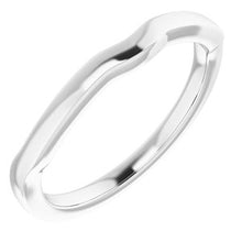 Charger l'image dans la galerie, Sterling Silver Band for 7x5 mm Oval Ring
