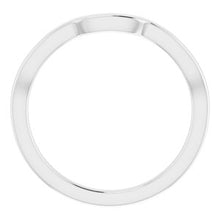 Load image into Gallery viewer, Sterling Silver Band for 8x6 mm Emerald Ring
