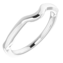 Charger l'image dans la galerie, Sterling Silver Band for 8.2 mm Round Ring
