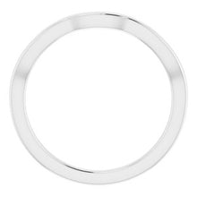 Load image into Gallery viewer, Sterling Silver Band for 7x5 mm Emerald Ring
