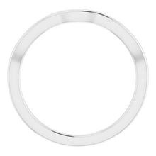 Load image into Gallery viewer, Sterling Silver Band for 5 mm Asscher Ring
