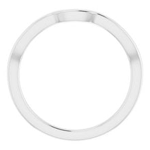 Charger l'image dans la galerie, Sterling Silver Band for 6 mm Asscher Ring
